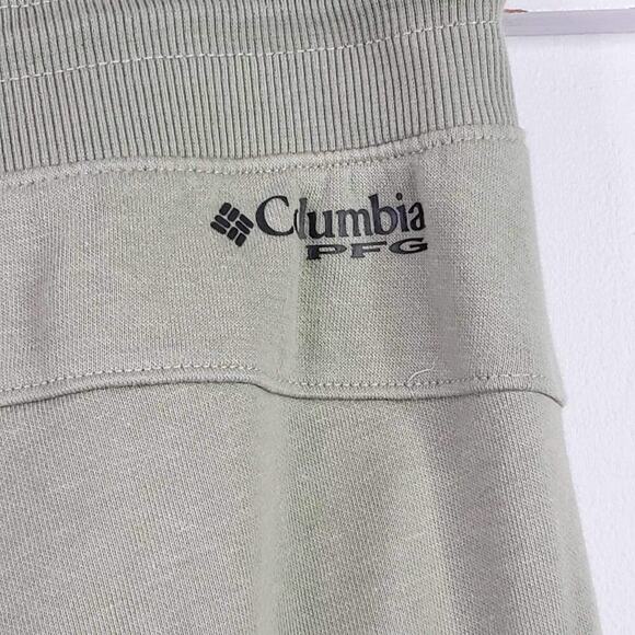 Columbia PFG Jogger Pants Womens Medium Slack Water Terry Green Sweatpants - Picture 7 of 7